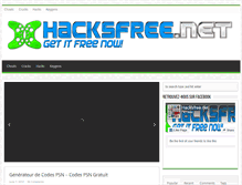 Tablet Screenshot of hacksfree.net